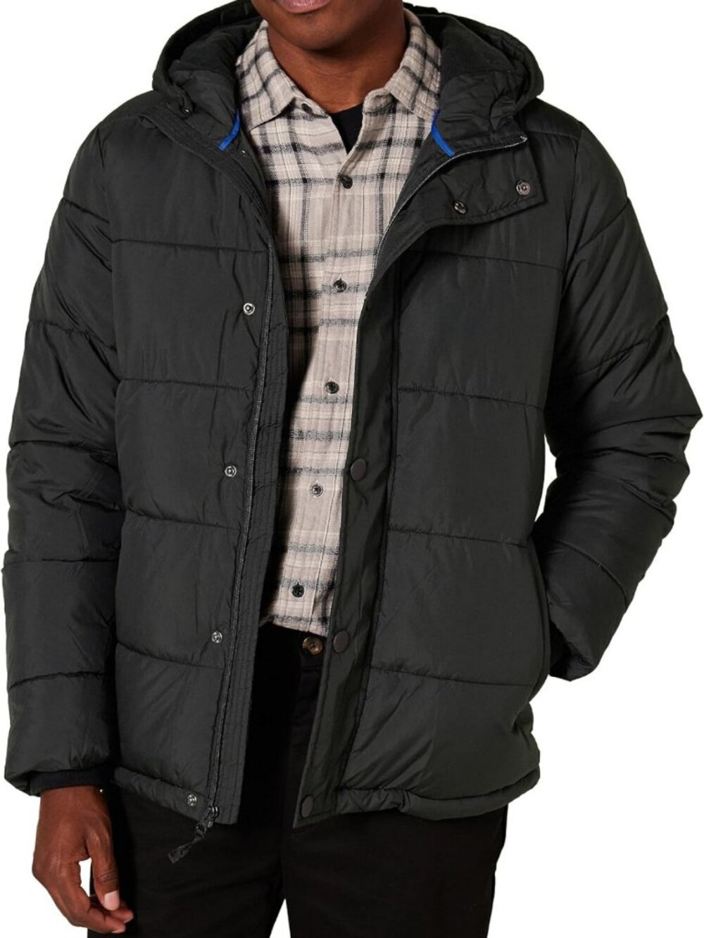 Men's Heavyweight Hooded Puffer Coat - Warm Insulated Winter Jacket, Stylish